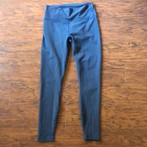 Blue yoga exercise pants Fabletics medium